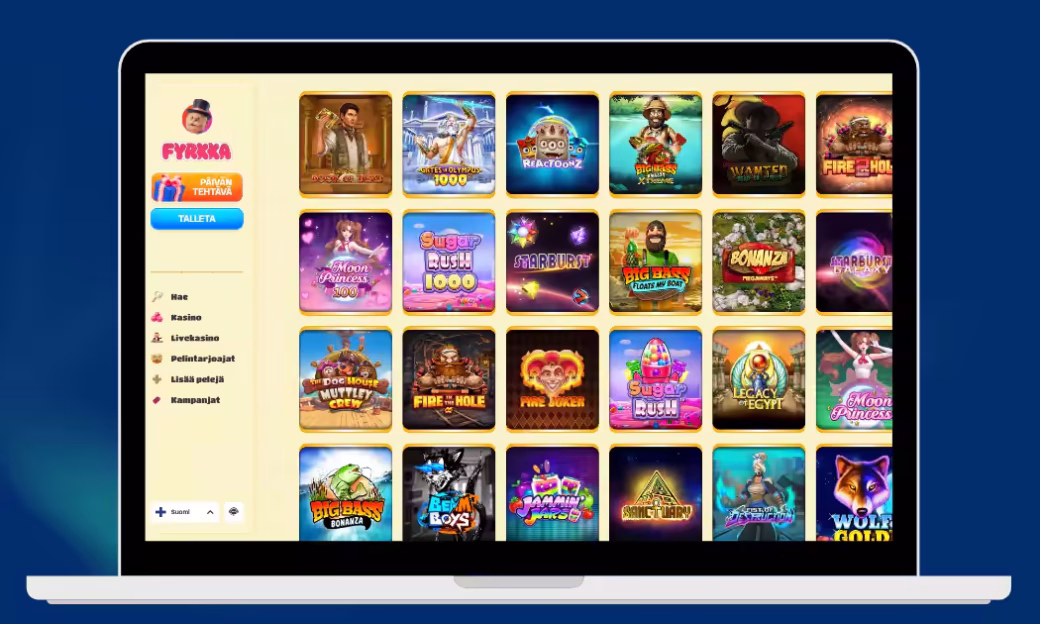 Fyrkka Casino tarjoaa laadukkaat kolikkopelit.