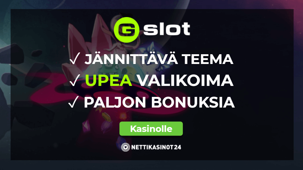 Gslotin upea pelivalikoima