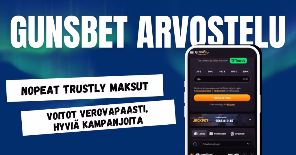 GunsBet Casino arvostelu ja kokemuksia