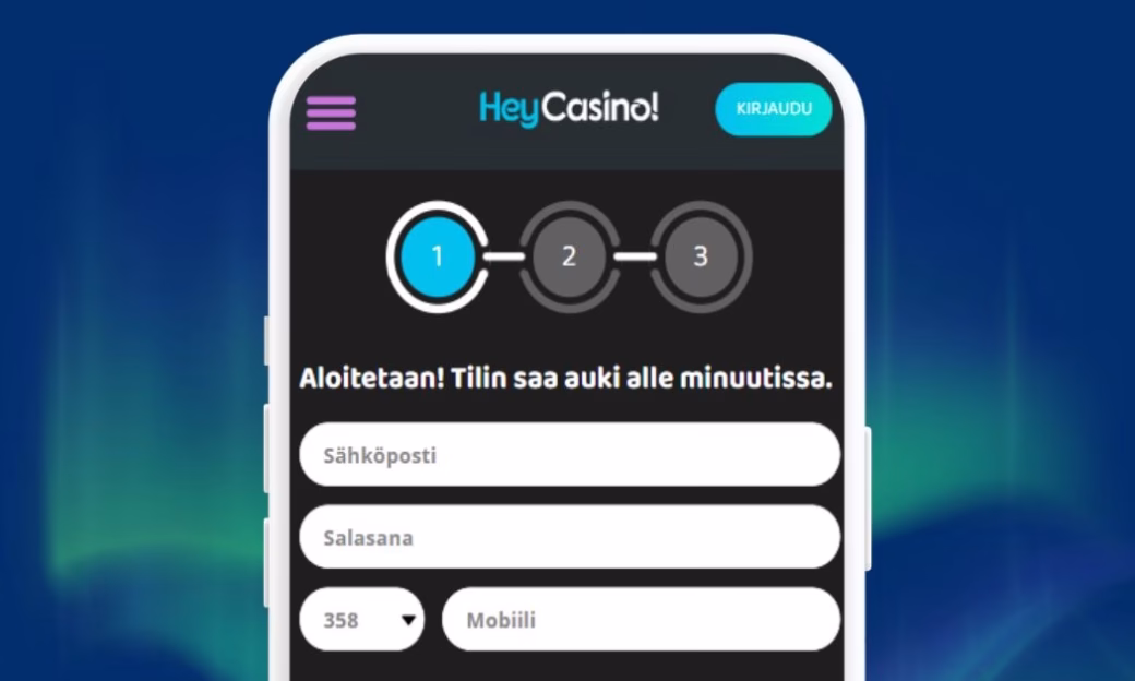 Hey Casino tarjoaa useita eri rahansiirtotapoja