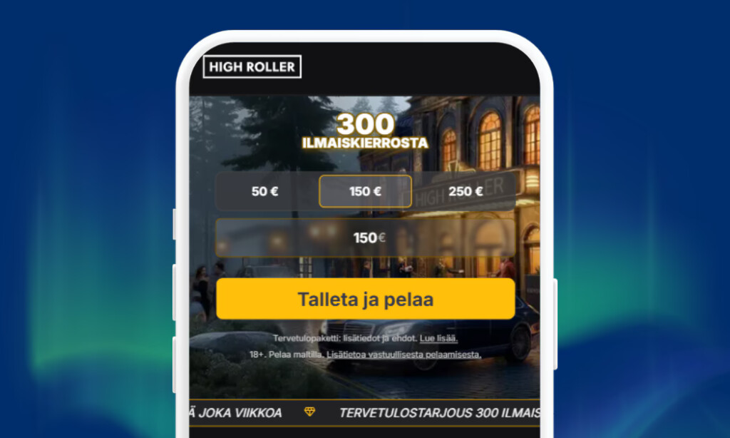 Talleta Highrollerille Zimplerillä ja lunasta ilmaiskierrokset.