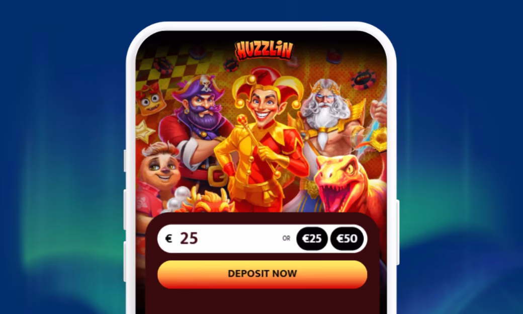 Huzzlin Casino talletukset verkkopankkitunnuksin Zimplerillä.