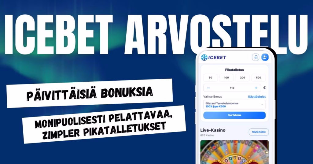 Lue Icebet Casino arvostelu