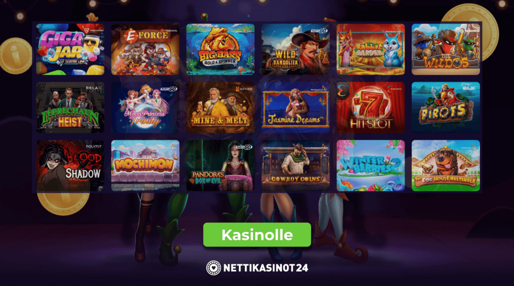 iWildCasinon pelivalikoima