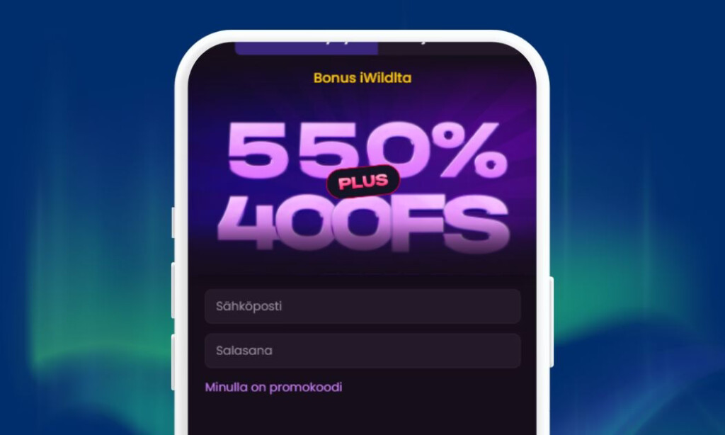 Rekisteröi pelitili iWild Casinolle ja ota bonus