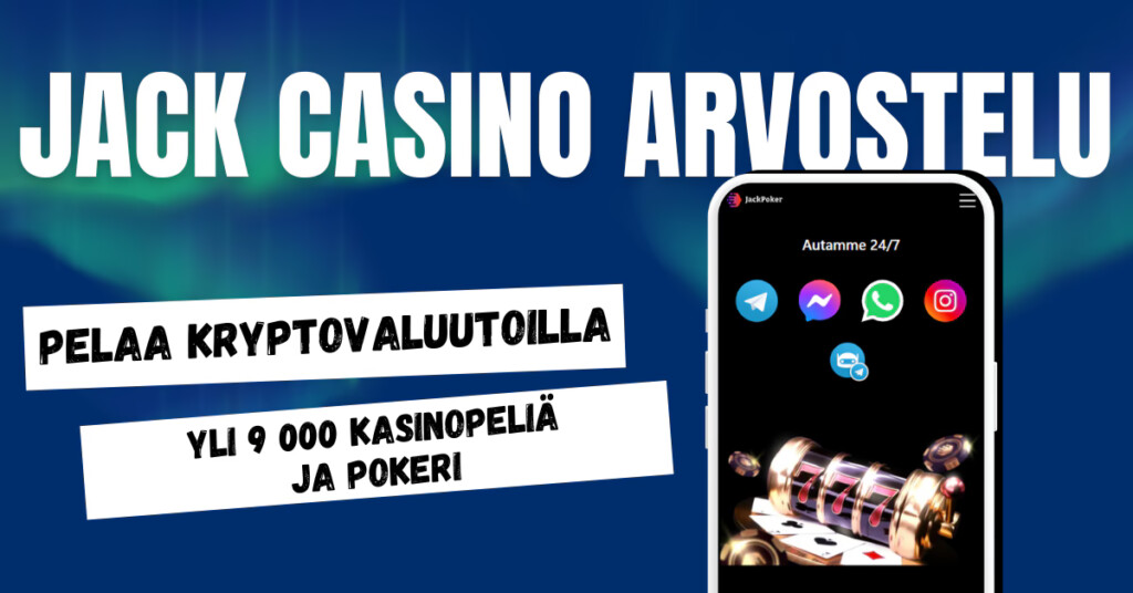 Jack Casino on kryptovaluuttoihin erikoistunut nettikasino.