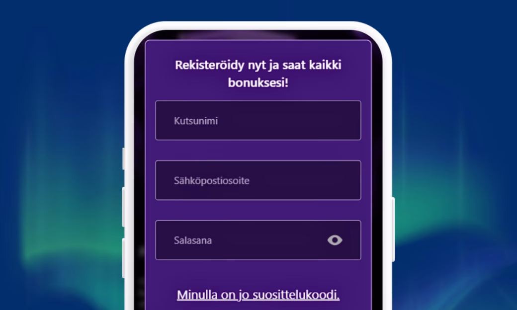 JackPokerille rekisteröidään pelitili.