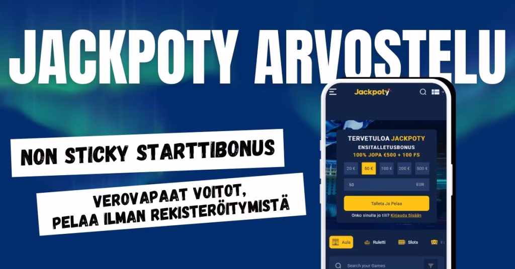 Jackpoty Casino parhaat ominaisuudet