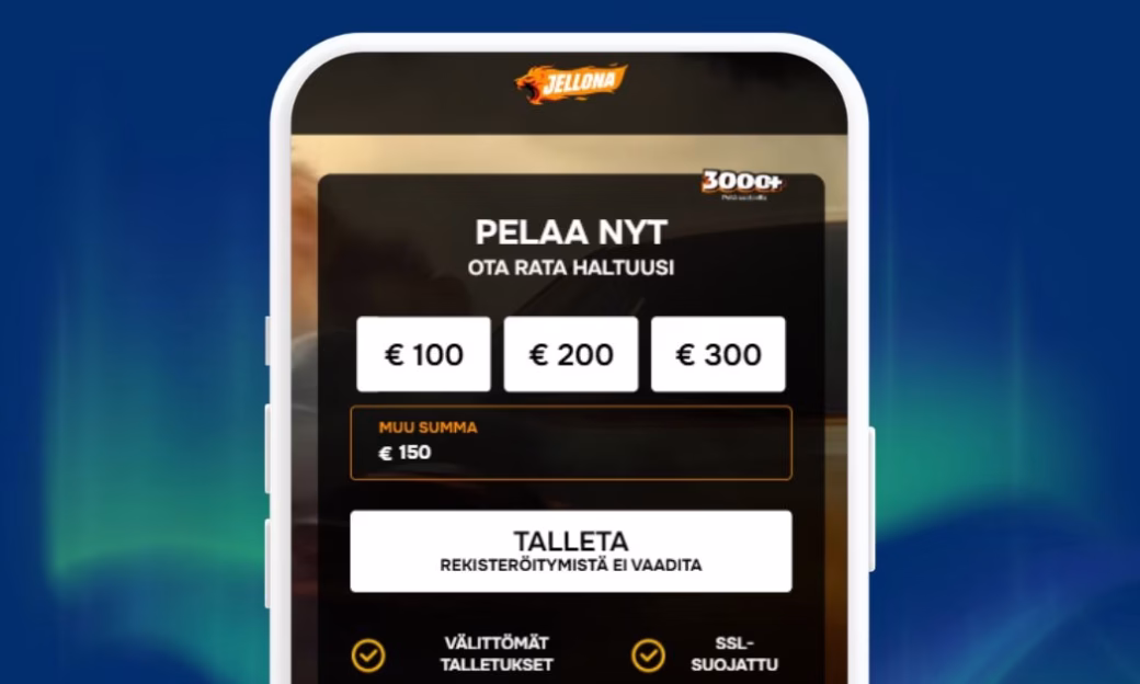 Jellona Casino Zimpler talletukset verkkopankkitunnuksin