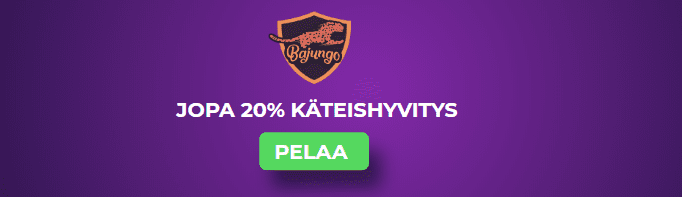 20% käteispalautus tarjolla 20% käteispalautus tarjolla