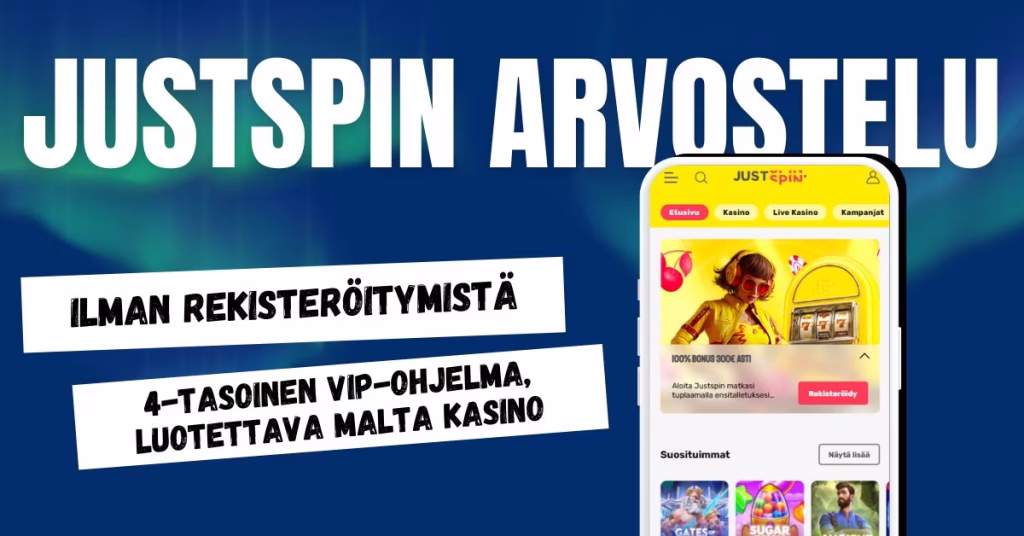 JustSpin Casino nopea kasino ilman tiliä