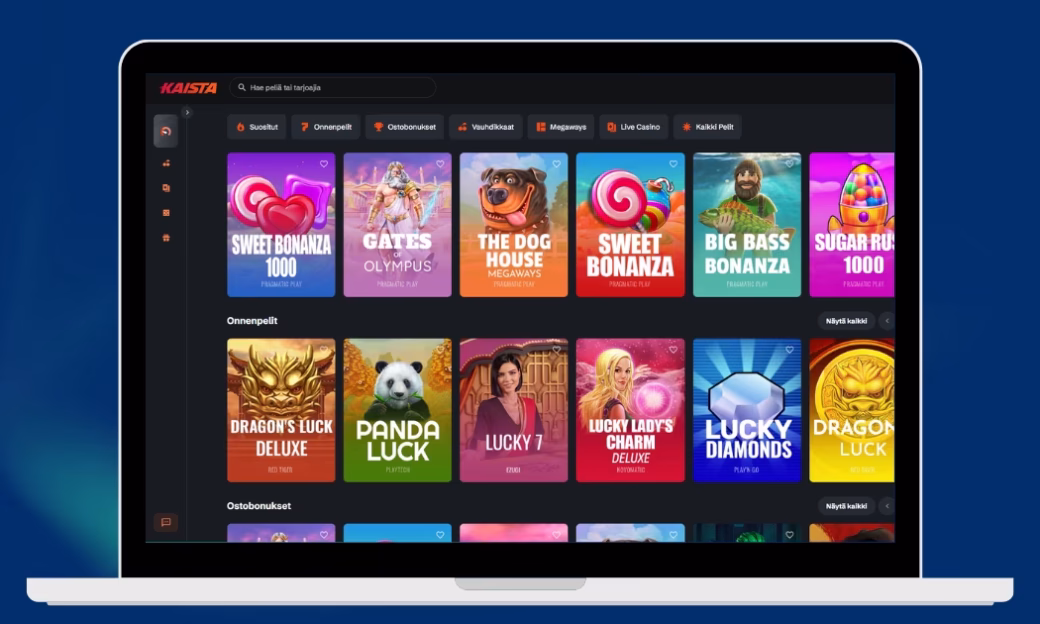 Kaista Casino tarjoilee laadukkaan valikoiman kolikkopelejä.
