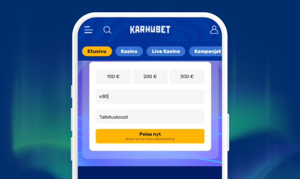 Karhubet talletukset pankkitunnuksilla Zimplerin välityksellä.