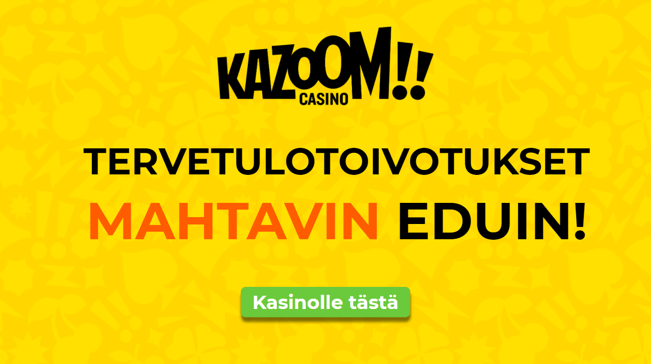 kazoom kasino uutinen - Tätä bonusta olemme odottaneet