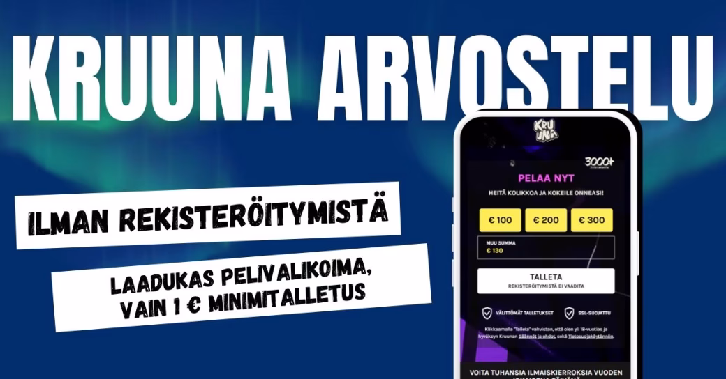 Kruuna Casino arvostelu ja kokemuksia