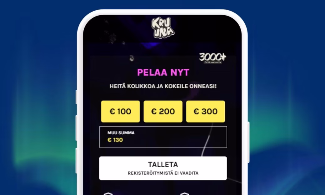 Kruunalla nopeat Brite talletukset