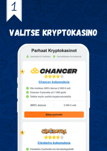 Tutustu listaamme ja valitse kasino.