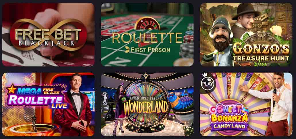 Live casino pelien joukkoon mahtuu myös kekseliäitä erikoisuuksia.