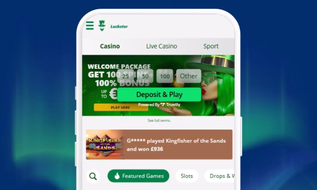 Luckster Casino nopeat Trustly talletukset