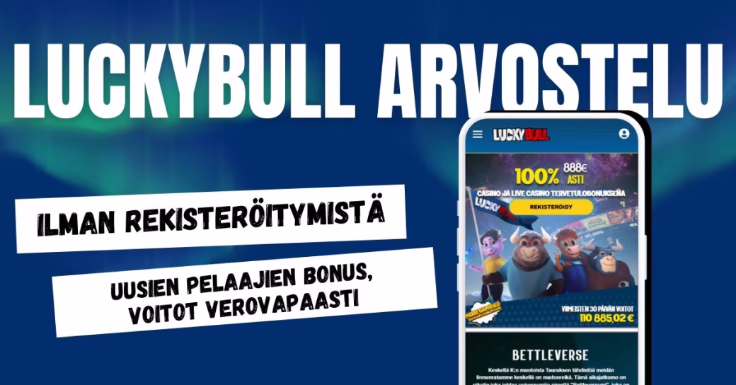 Lucky Bull Casino myyntivaltit