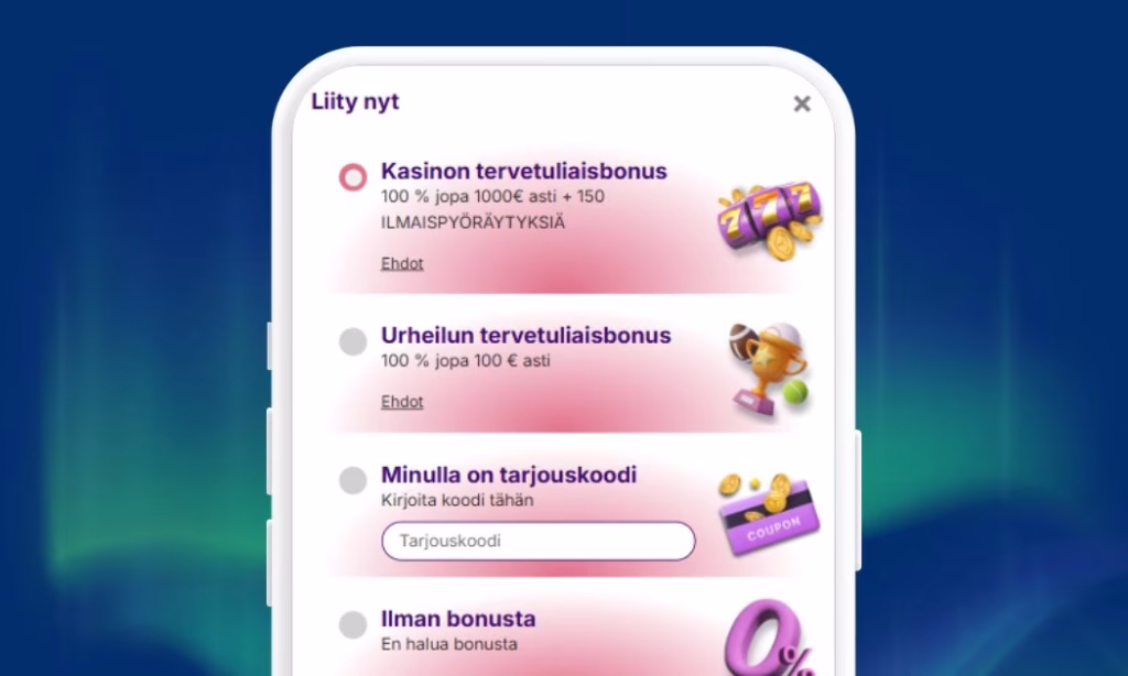 Lucky Coalalle rekisteröidään pelitili