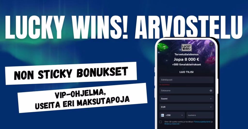 Lucky Wins Casino arvostelu