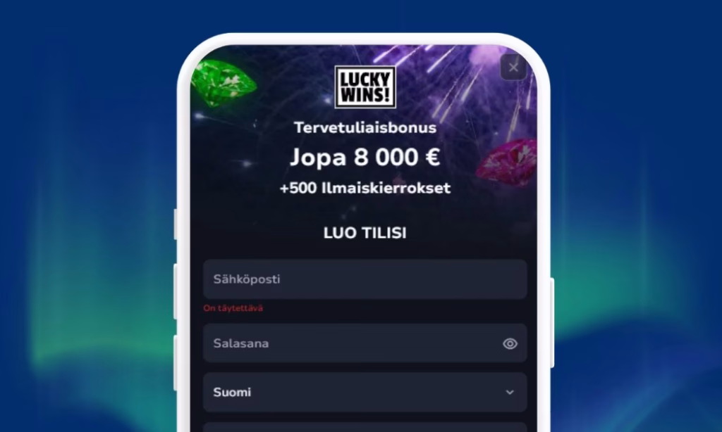 Lucky Wins Casino talletus