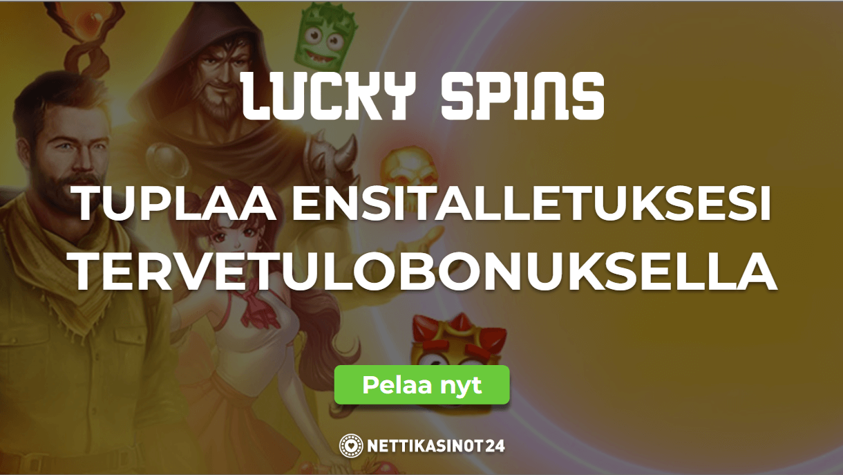 lucky spins kasinon muhkea bonus