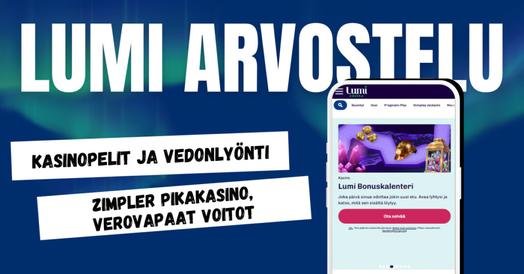 Lumi Casino on Zimpler pikakasino, josta vedonlyönti ja kasinopelit.