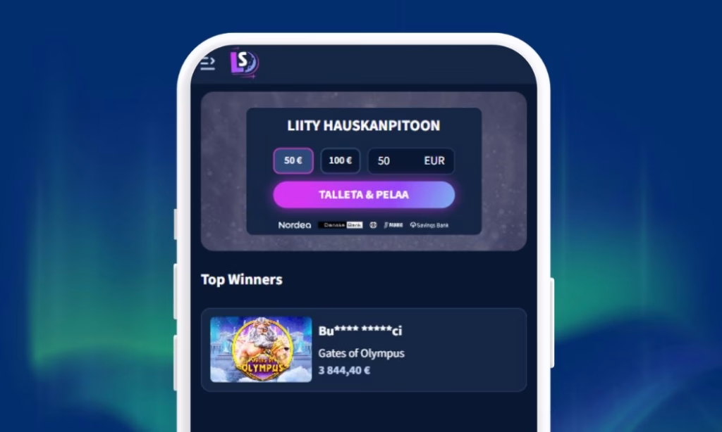 Lunar Spins Casino nopeat Zimpler talletukset