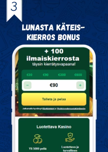 Lunasta käteiskierros bonus