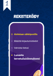 Rekisteröi pelitili.