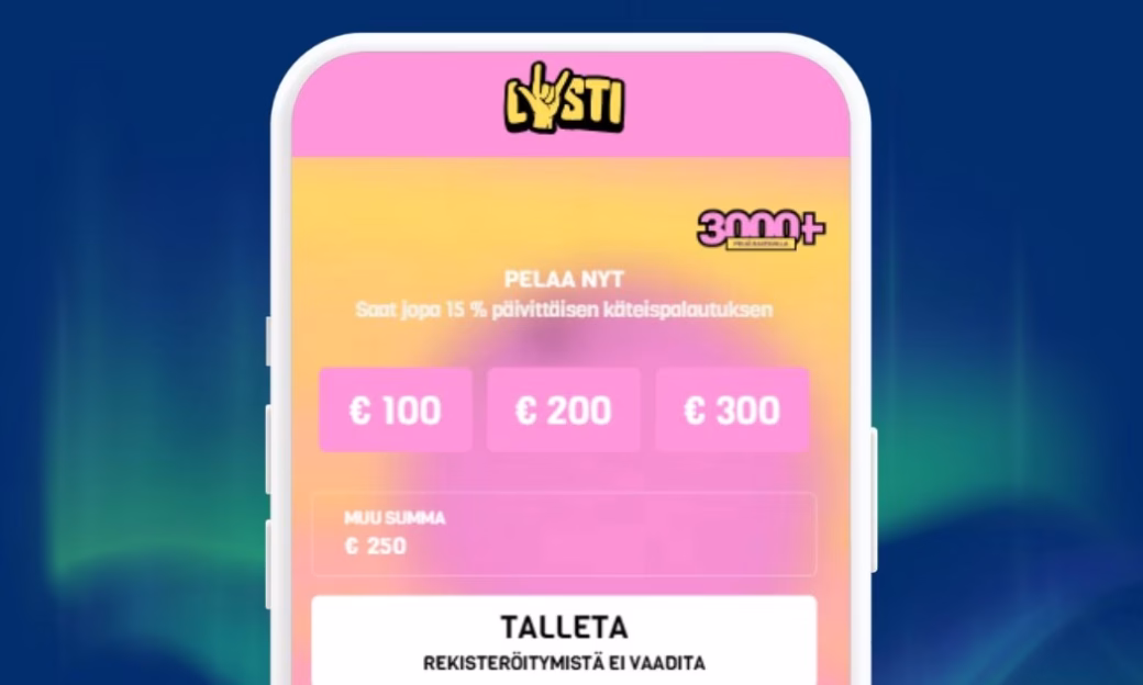 Lysti talletukset Britellä