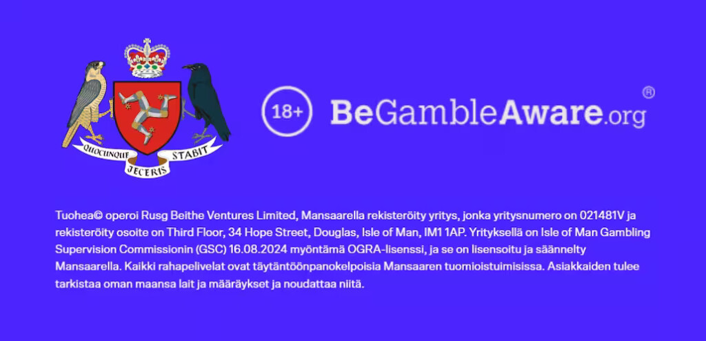 Mansaari lisenssi Tuohi Casinolla.