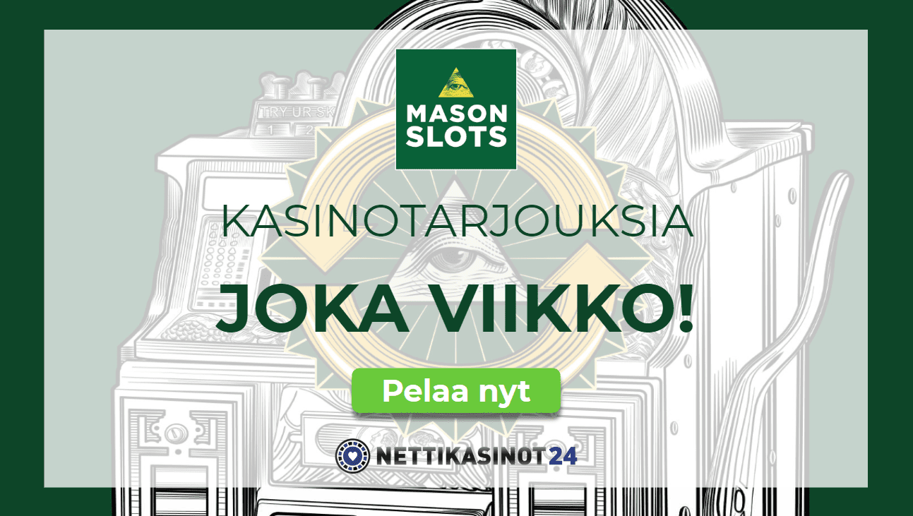 Kasinotarjouksia joka viikko Kasinotarjouksia joka viikko