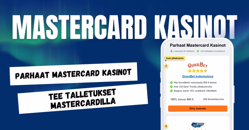 Mastercard kasinot artikkelikuva