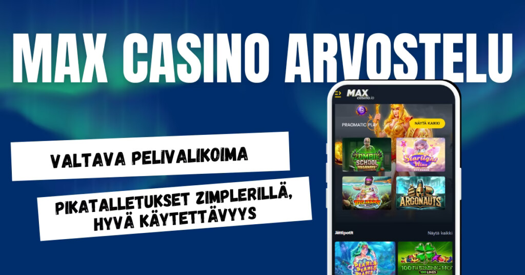 Max Casinolla on valtava valikoima pelejä ja vedonlyöntiä, pikatalletukset Zimplerillä.