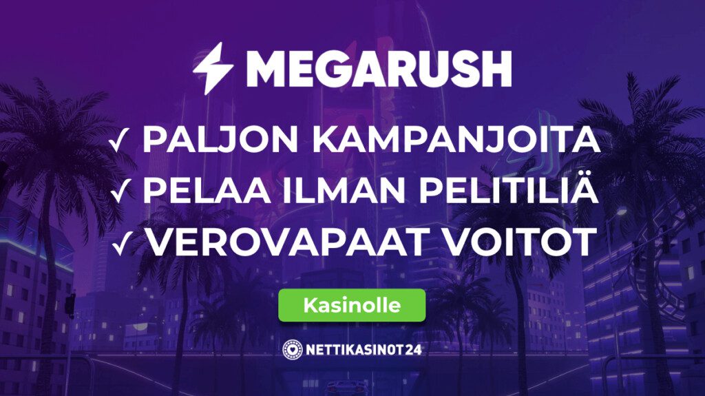 megarush kasino arvostelussa