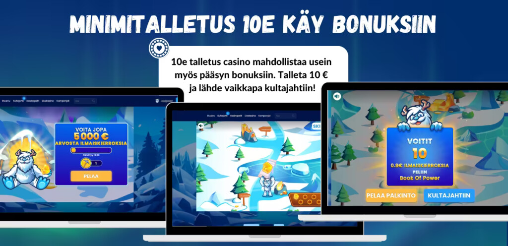 Lapland Kasinon Kultajahdista saa ilmaiskierroksia.