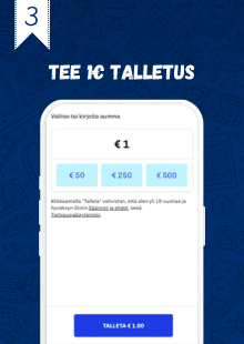Talleta 1e pelitilillesi.
