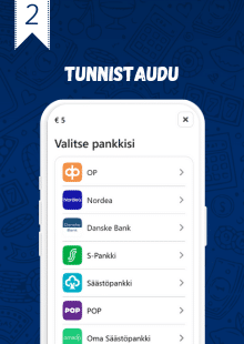 Tunnistaudu verkkopankissa.