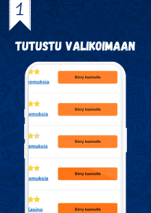 Tutustu kasinoiden valikoimaan.