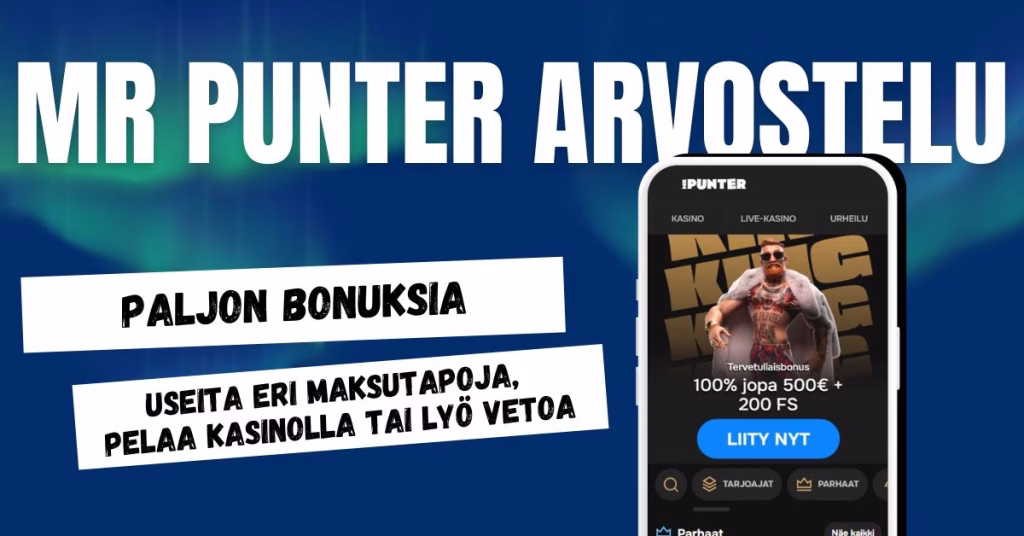 Mr Punter Casino ominaisuudet