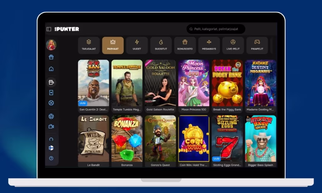 Mr Punter Casino parhaat kolikkopelit