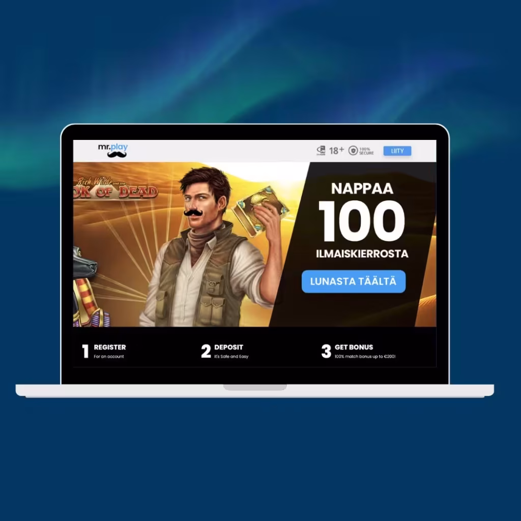 100 käteiskierrosta mrplay kasinolla