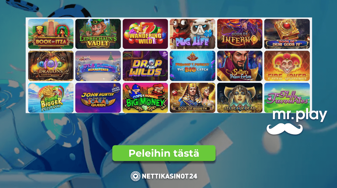mr play kasinon pelit