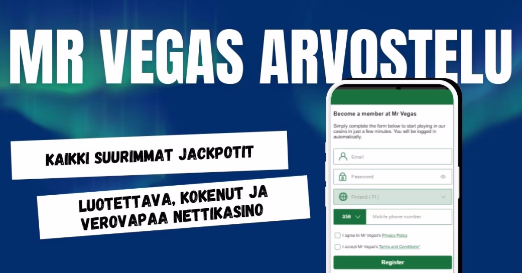 Mr Vegas Casino arvostelu ja kokemuksia
