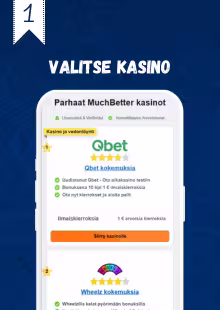 Valitse MuchBetter casino listaltamme.