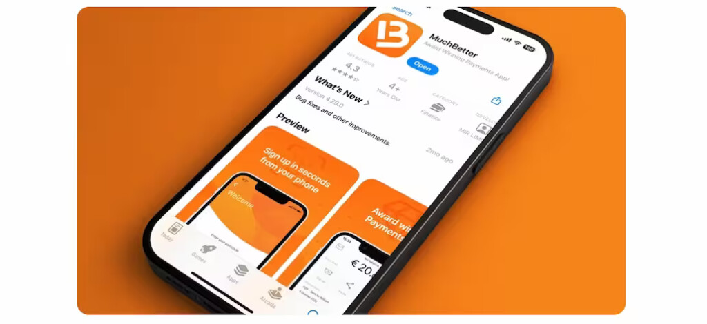 Muchbetterin kotisivuilla esitellään maksutapa ja sovellus.