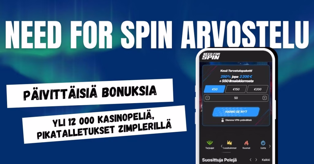 Need For Spin Casino parhaimmat ominaisuudet